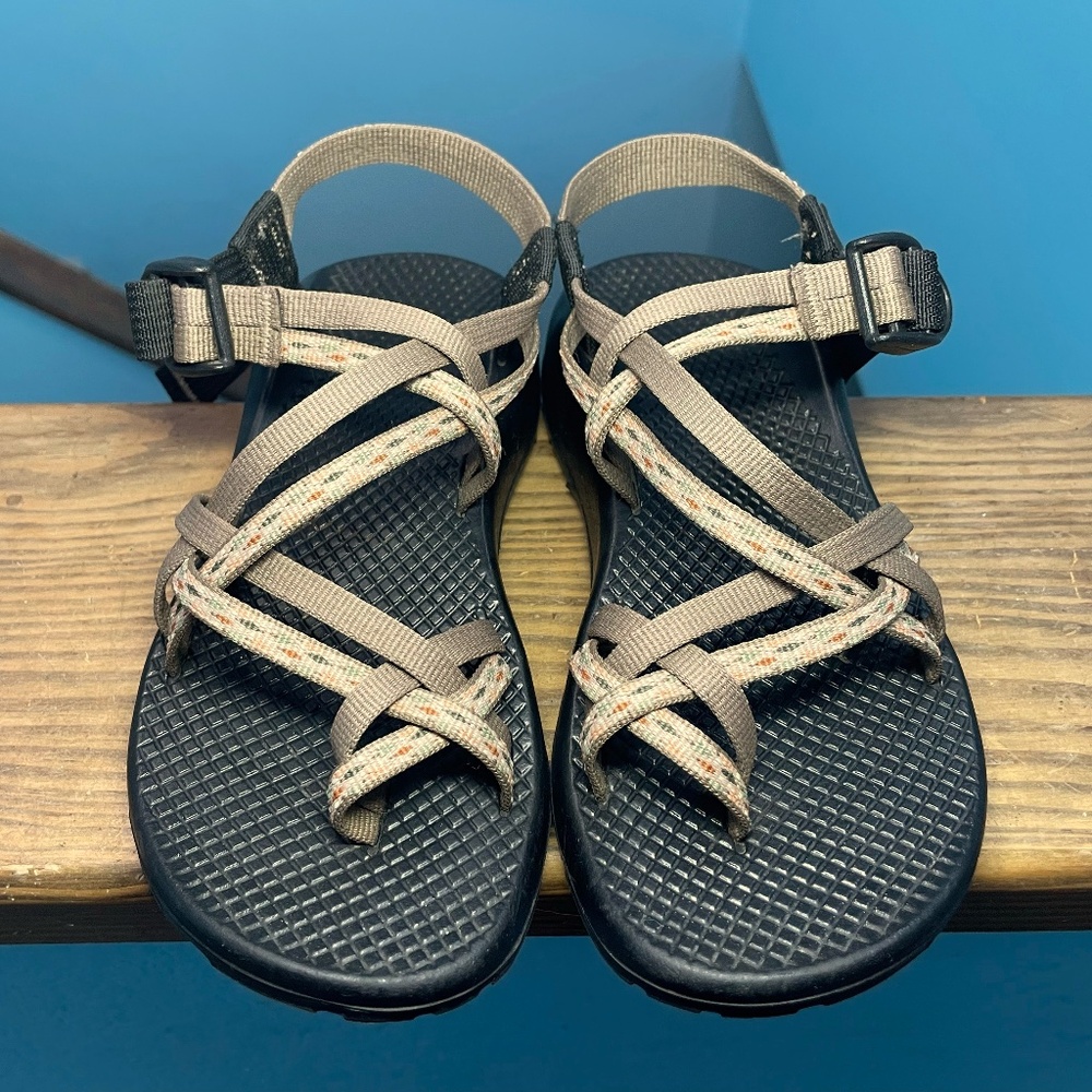 Chaco ZX/2 Women's Sport Sandals Hiking Walking Travel Water Shoes Sz 6 Brown - Picture 6 of 10